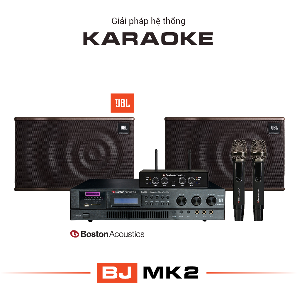 TRỌN BỘ KARAOKE JBL+BOSTON JB 02