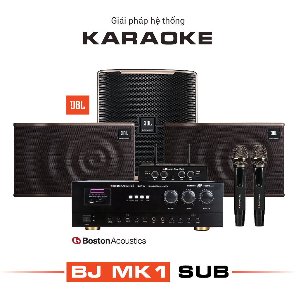 TRỌN BỘ KARAOKE JBL+BOSTON JB 04 (SUB)