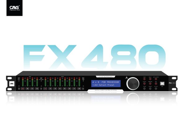 Bộ xử lý âm thanh số Crossover CAVS FX480