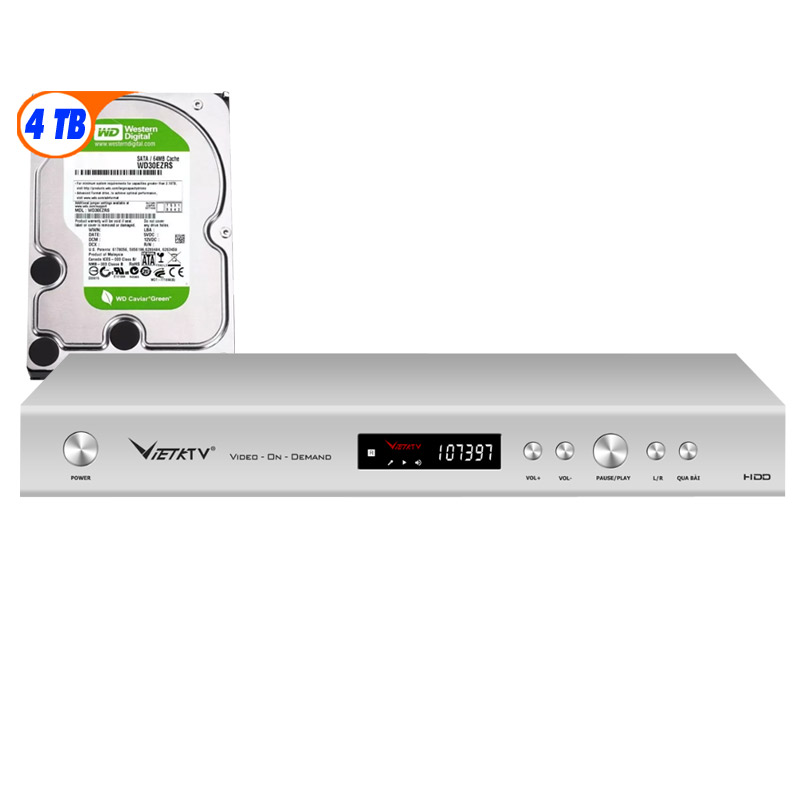 ĐẦU KARAOKE HDD Việt KTV HD PRO (4TB)
