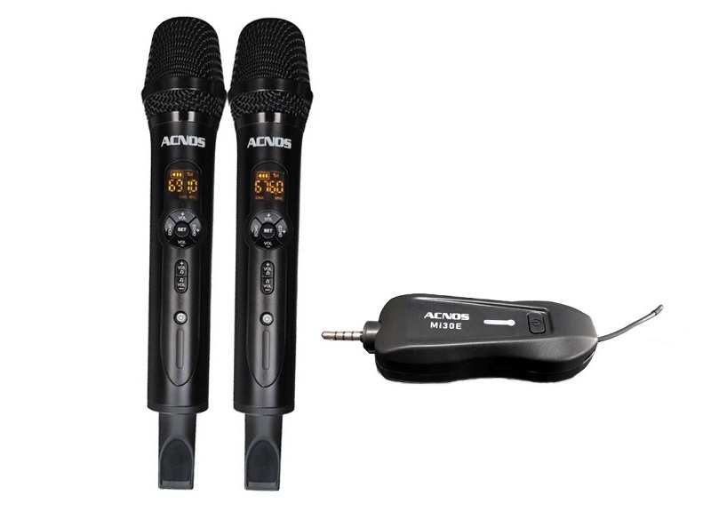 BỘ MICRO KÈM VANG ACNOS MI30E