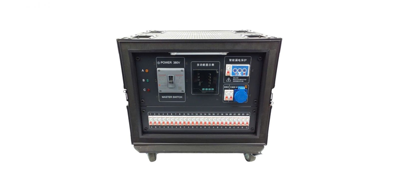 Tủ điện 24 kênh 16A 32A in ABCCABLS PW24-32A